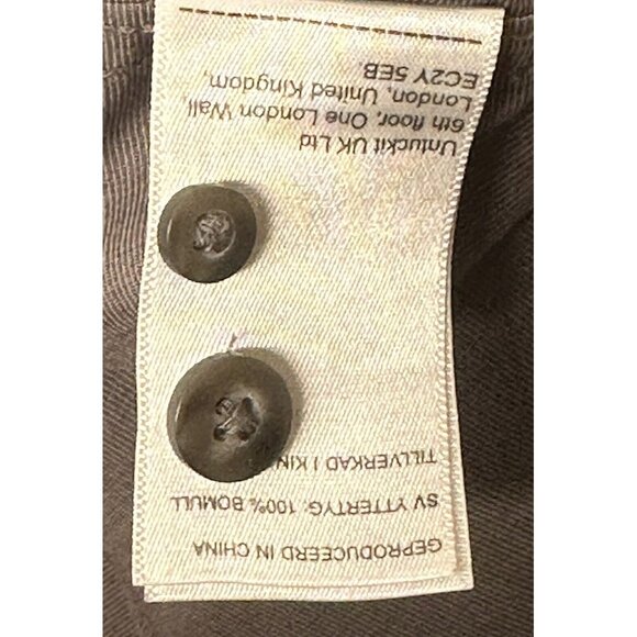 UNTUCKit Mens Button Up Shirt Wrinkle Free Cotton Sanglovese 03046 Grey Sz Large - Picture 10 of 13